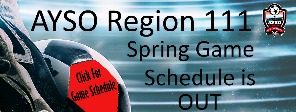 Spring 2023 -Game Schedule