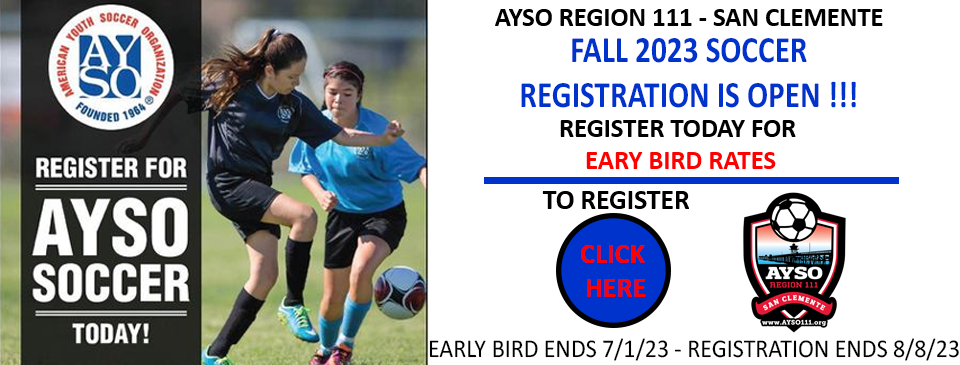 Fall 2023 Soccer Registration